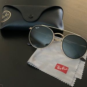 Ray Ban Round Double Bridge Sunglasses